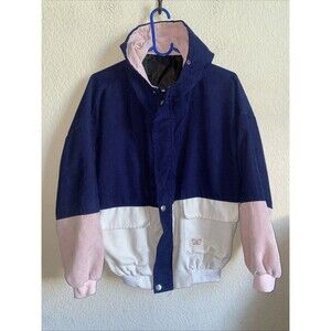 Corduroy Duality Jacket Colorblock 90s Y2k Oversize Baggy boxy city retro